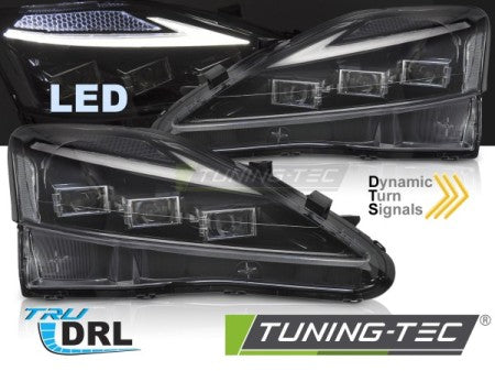 Fari Anteriori Full Led LEXUS IS 06-13 LED BLACK