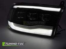 Carica l&#39;immagine nel visualizzatore di Gallery, Fari Anteriori DODGE RAM 09-18 LED BLACK