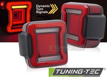 Carica l&#39;immagine nel visualizzatore di Gallery, Fanali Posteriori CHRYSLER JEEP WRANGLER JL 18-23 LED RED