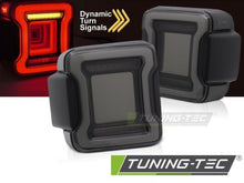 Carica l&#39;immagine nel visualizzatore di Gallery, Fanali Posteriori CHRYSLER JEEP WRANGLER JL 18-23 LED SMOKE