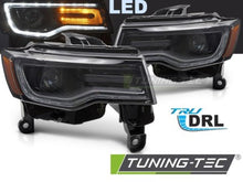 Carica l&#39;immagine nel visualizzatore di Gallery, Fari Anteriori LED DRL per JEEP GRAND CHEROKEE 16-21