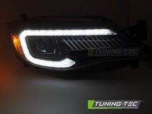 Carica l&#39;immagine nel visualizzatore di Gallery, Fari Anteriori LED TUBE LIGHT BLACK per SUBARU WRX GR GH 08-14
