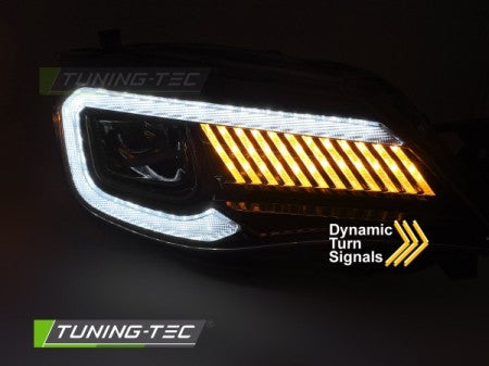 Fari Anteriori LED TUBE LIGHT BLACK per SUBARU WRX GR GH 08-14