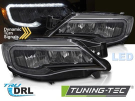 Fari Anteriori LED TUBE LIGHT BLACK per SUBARU WRX GR GH 08-14