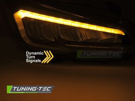 Fari Anteriori LED TUBE LIGHT BLACK per SUBARU WRX GR GH 08-14