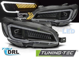 Fari Anteriori LED TUBE LED BLACK per SUBARU WRX VA GJ 14-22