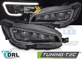 Fari Anteriori TUBE LED BLACK per SUBARU WRX VA GJ 14-22