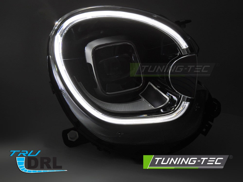 Fari Anteriori Neri Tube Light DRL per MINI Countryman John Cooper Works (R60) 2010-2016