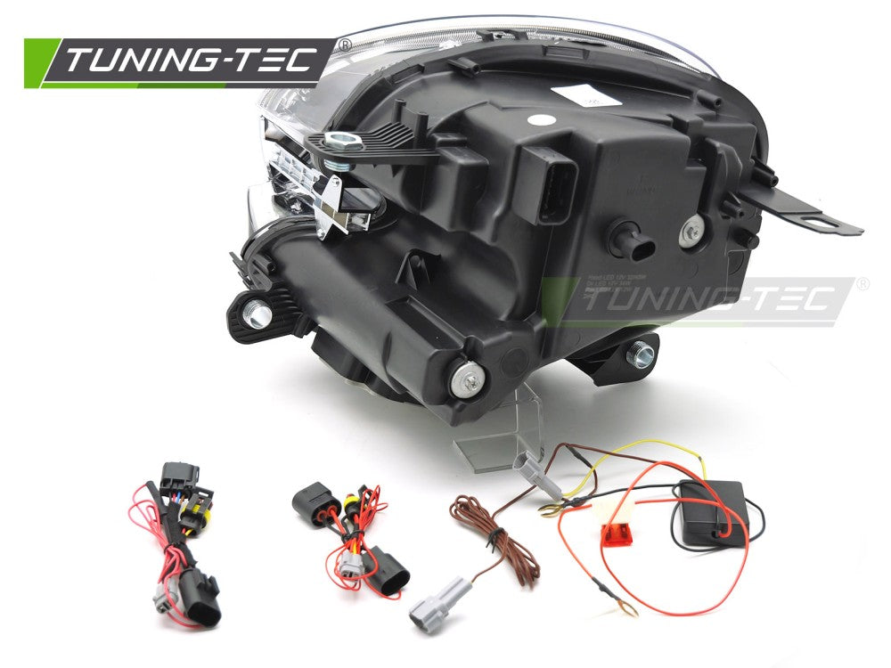 Fari Anteriori Neri Tube Light DRL per MINI Countryman John Cooper Works (R60) 2010-2016
