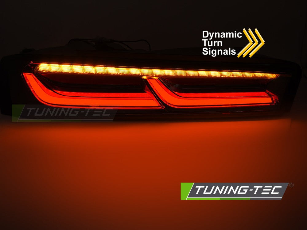 Fanali Posteriori Neri Fumé per Chevrolet Camaro (Mk6) 2016-2018