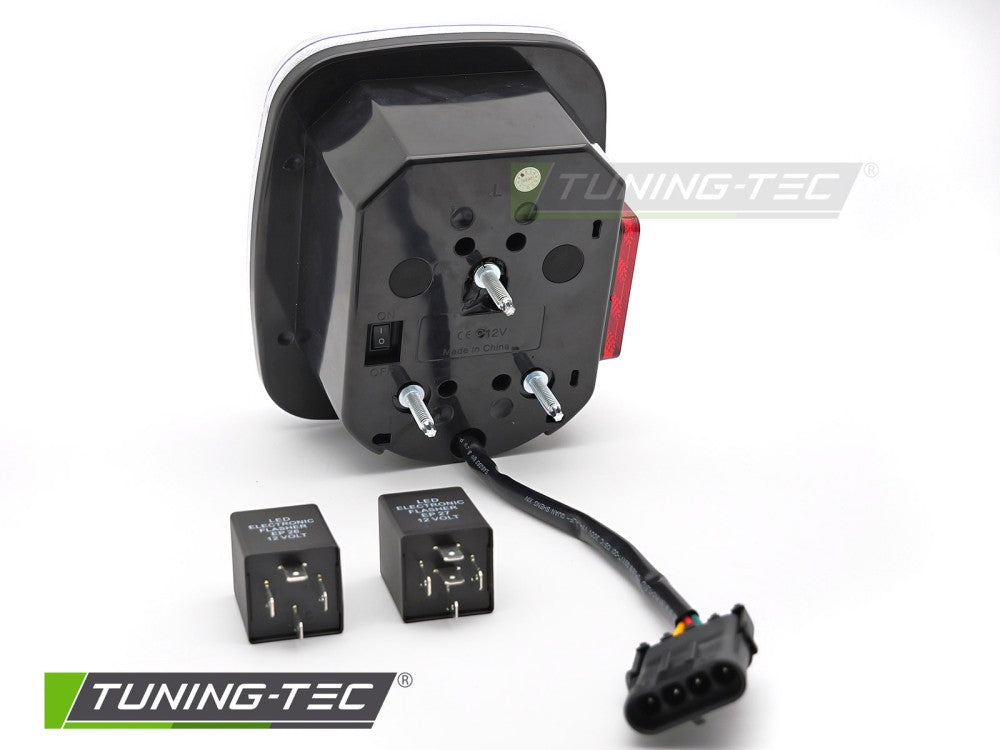 Fanali Posteriori Bianchi per Jeep Wrangler (TJ) 1991-1996