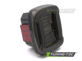 Fanali Posteriori LED Fumé per Jeep Wrangler (TJ) 1991-2006 – Coppia