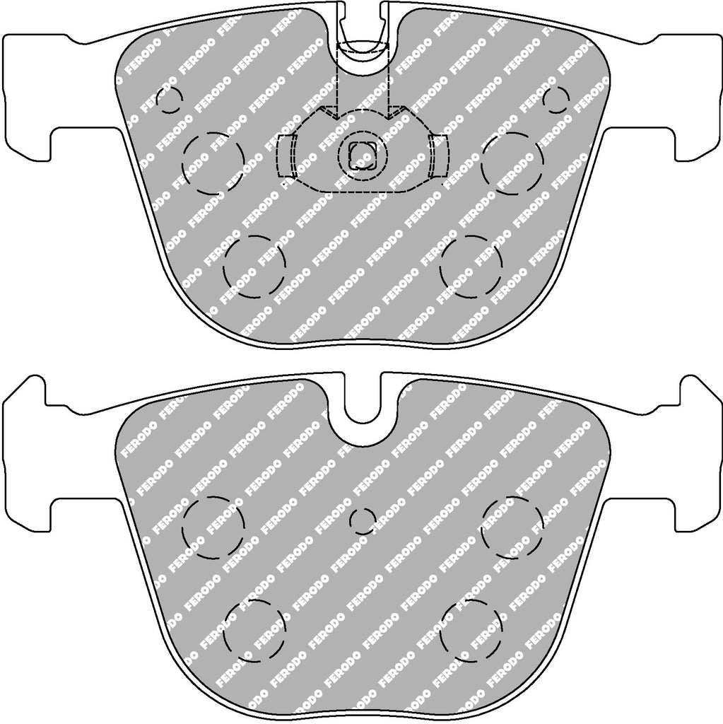 Pastiglie freni racing Ferodo DS1.11 posteriori BMW Serie 1 E81/E82/E87/E88, Serie M3 E92, Serie 5 E60/E61, Serie M5 E60 e altri modelli