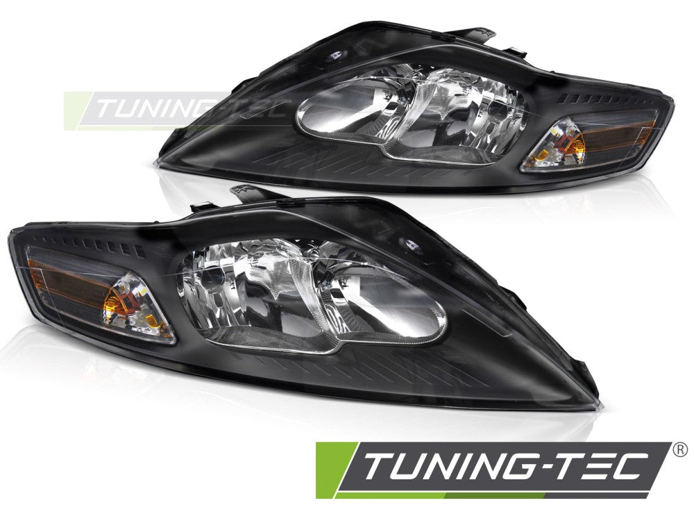 Fari Anteriori Neri per Ford Mondeo (Mk4 Facelift) 2011-2014
