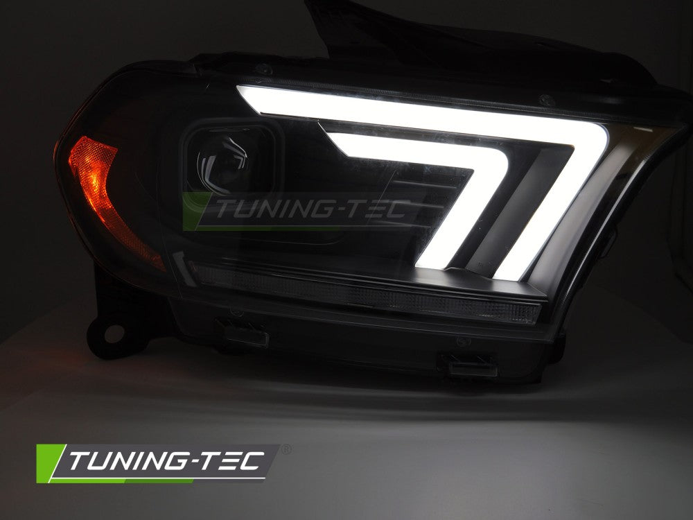 Fari Anteriori Neri Sequenziali per Dodge Durango 2010-2013
