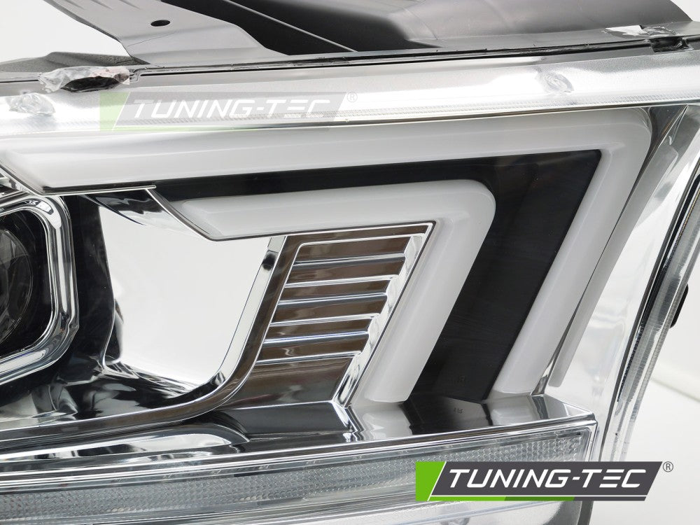 Fari Anteriori Cromati Xenon Sequenziali per Dodge Durango 2010-2013