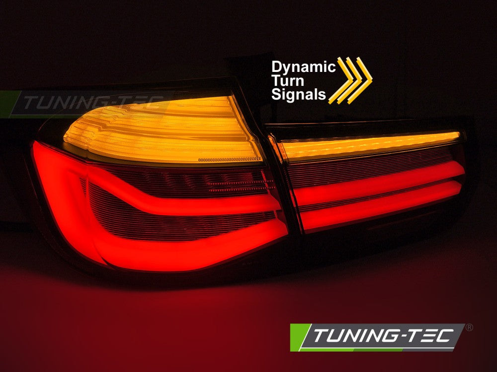 Fanali Posteriori Rossi LED BAR Sequenziali per BMW Serie 3 (F30 / F31) 2011-2018