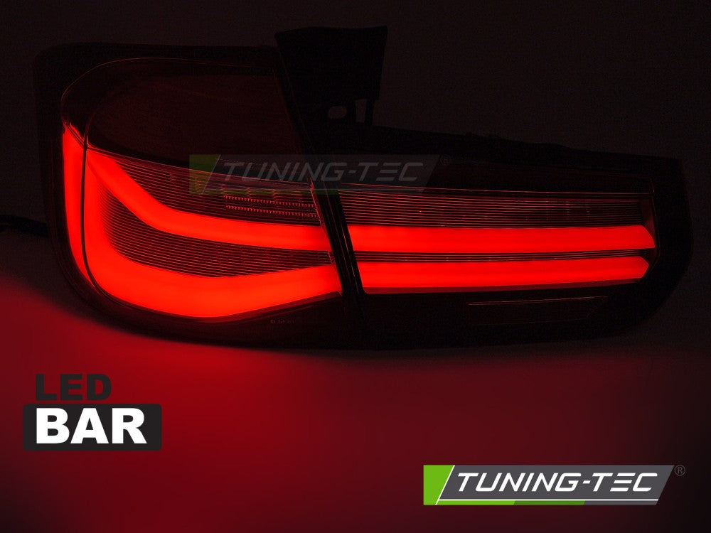 Fanali Posteriori Fumé LED BAR Sequenziali per BMW Serie 3 (F30 / F31) 2011-2018
