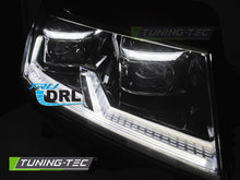 Carica l'immagine nel visualizzatore di Gallery, Fari Anteriori Neri DRL Sequenziali per Volkswagen T6.1 2020-2024