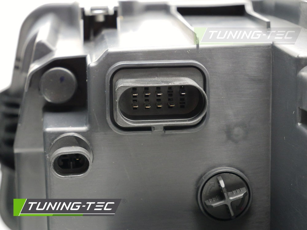 Fari Anteriori Neri DRL Sequenziali per Volkswagen T6.1 2020-2024