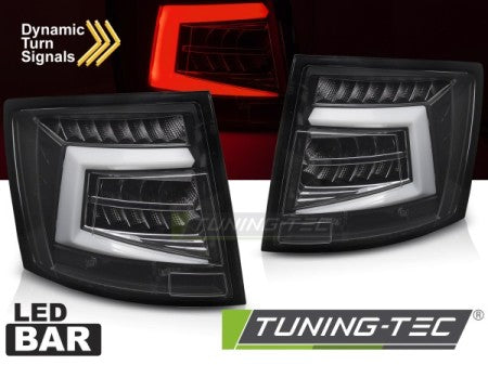 Fanali Posteriori LED BAR BLACK per SKODA OCTAVIA III 12-20 SW OEM BULB