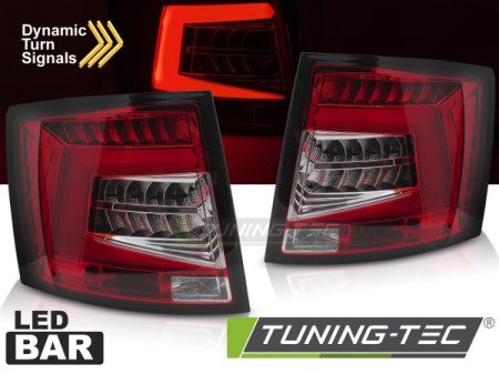 Fanali Posteriori LED BAR RED WHITE per SKODA OCTAVIA III 12-20 SW OEM BULB