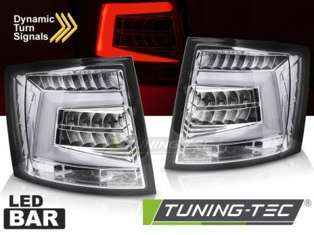 Fanali Posteriori LED BAR CHROME per SKODA OCTAVIA III 16-20 SW OEM LED