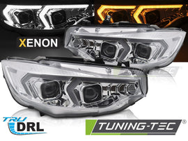 Fari Anteriori Cromati Xenon per BMW Serie 4 (F32) 2013-2017