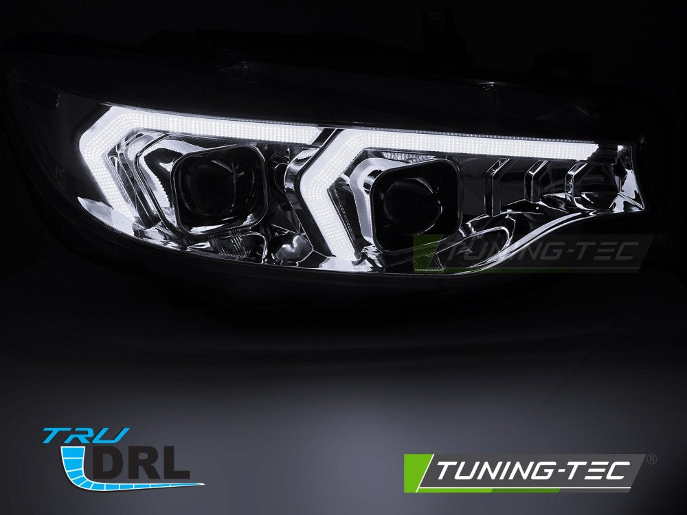 Fari Anteriori Cromati Xenon per BMW Serie 4 (F32) 2013-2017