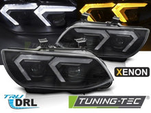 Load image into Gallery viewer, Fari Proiettore Bi-Xenon Neri LED DRL per BMW E92/E93 LCI 10-13