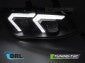 Load image into Gallery viewer, Fari Proiettore Bi-Xenon Neri LED DRL per BMW E92/E93 LCI 10-13