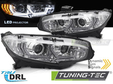 Load image into Gallery viewer, Fari Anteriori Cromati DRL Sequenziali per Honda Civic X 2016-2021