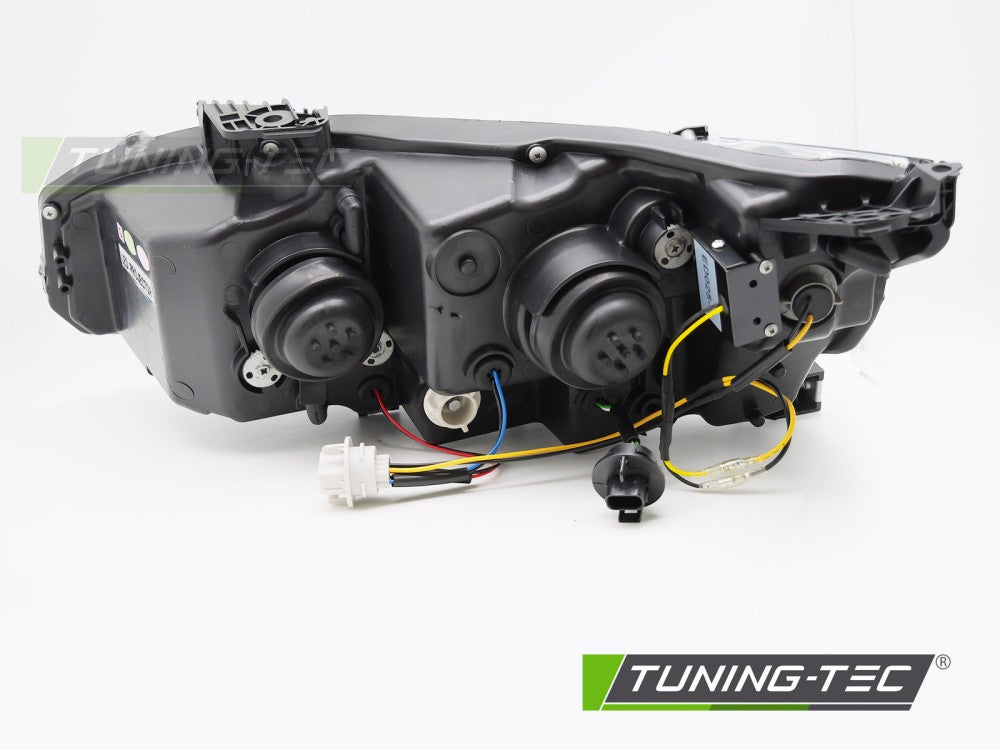 Fari Anteriori Neri DRL Sequenziali per Honda Civic X 2016-2021