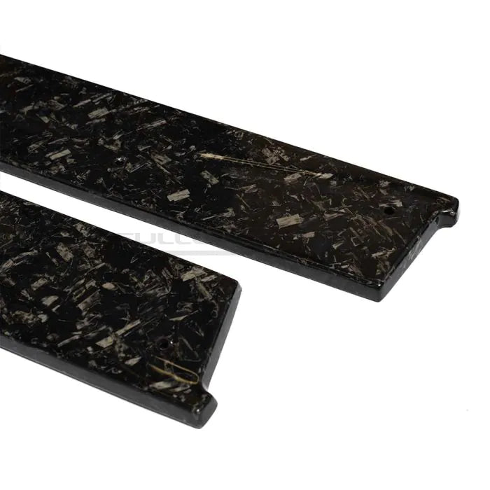 CarbonWorks Minigonne laterali P Style in carbonio forgiato per BMW M3 F80 2014-2018 e M4 F82/F83 2014-2022 - foto 4