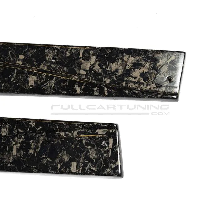 CarbonWorks Minigonne laterali P Style in carbonio forgiato per BMW M3 F80 2014-2018 e M4 F82/F83 2014-2022 - foto 2