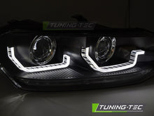 Carica l'immagine nel visualizzatore di Gallery, Fari Anteriori Neri DRL Sequenziali per Volkswagen Polo (Mk6) 2017-2021