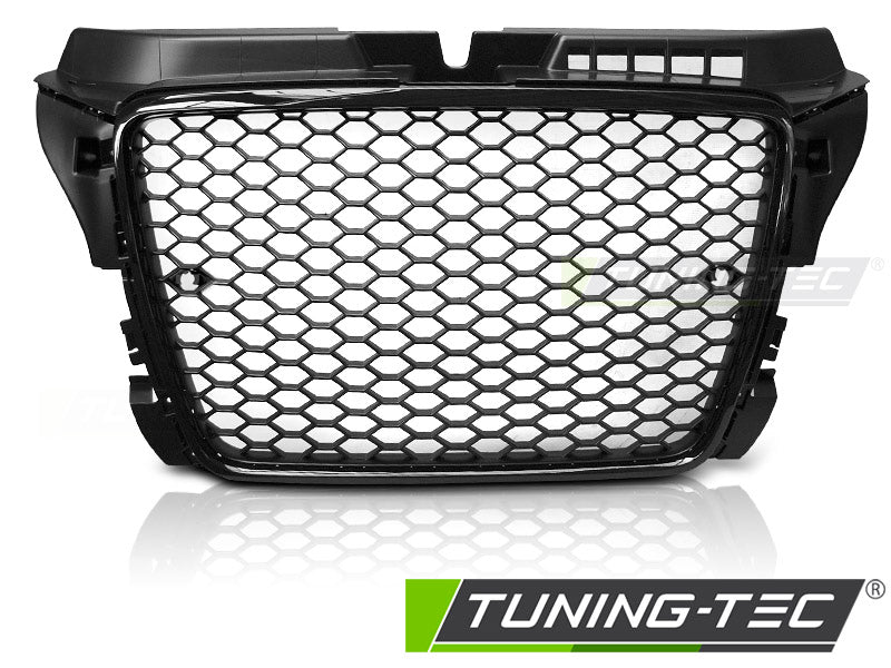 Griglia Sportiva Nera Lucida per Audi A3 (8P Facelift) 2008-2012