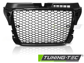Griglia Nera Lucida Sportiva per Audi A3, S3 2008-2012 – cod. GRAU91