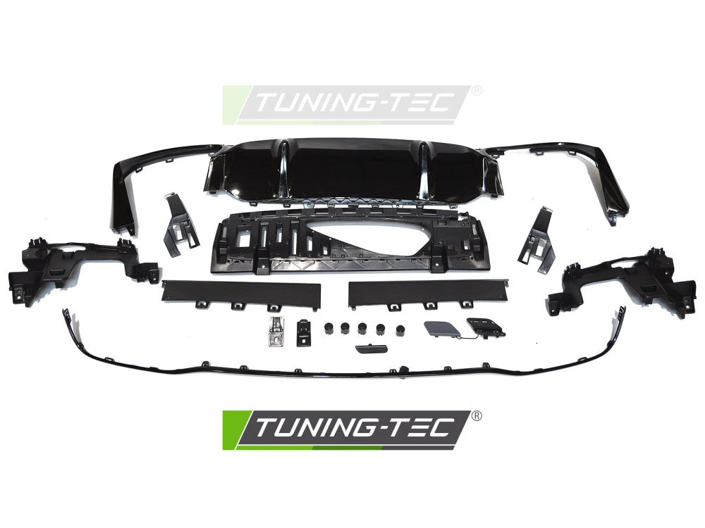 Paraurti Posteriore Nero Sportivo per Mercedes W213 4D 2020-2023