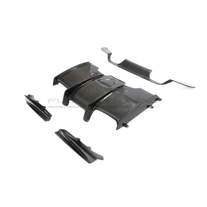 CarbonWorks Diffusore posteriore PSM Style in carbonio per BMW M3 F80 2014-2018 e M4 F82/F83 2014-2022 - foto 1
