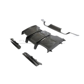 CarbonWorks Diffusore posteriore PSM Style in carbonio per BMW M3 F80 2014-2018 e M4 F82/F83 2014-2022 - foto 1