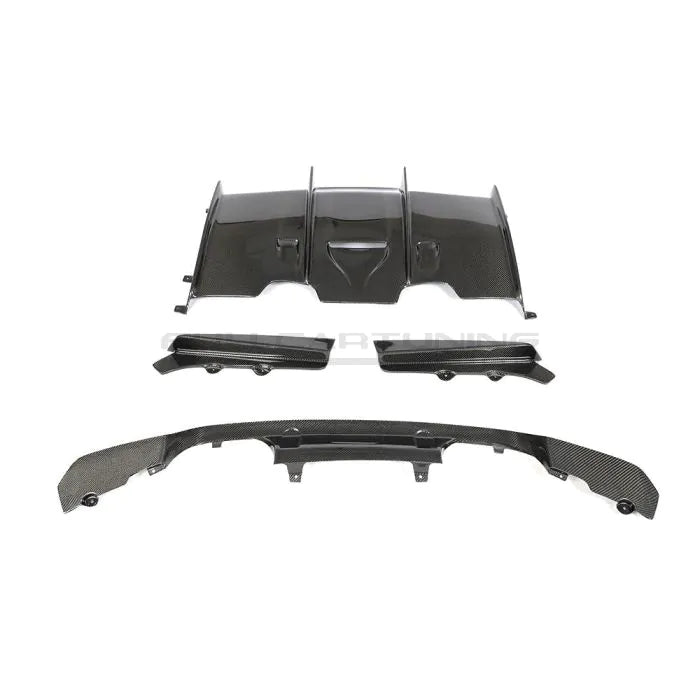 CarbonWorks Diffusore posteriore PSM Style in carbonio per BMW M3 F80 2014-2018 e M4 F82/F83 2014-2022 - foto 2