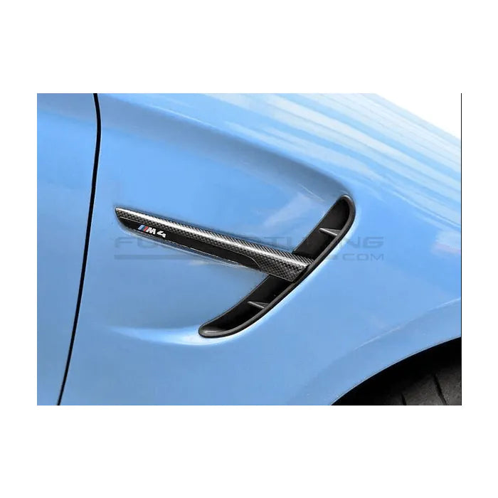 CarbonWorks Prese d'aria parafanghi anteriori in carbonio per BMW M3 F80 2014-2018 e M4 F82/F83 2014-2022 - foto 1
