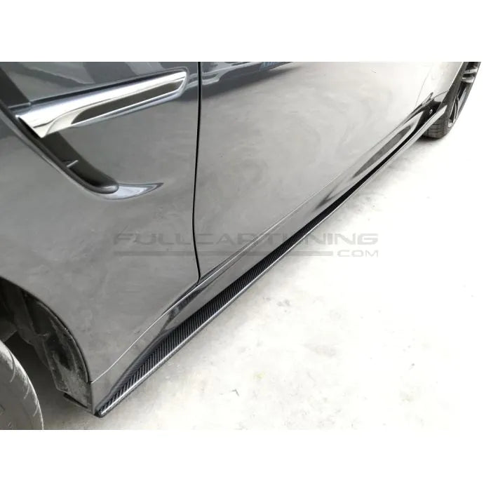 CarbonWorks Minigonne laterali in carbonio per BMW M3 F80 2014-2018 e M4 F82/F83 2014-2022 - foto 4