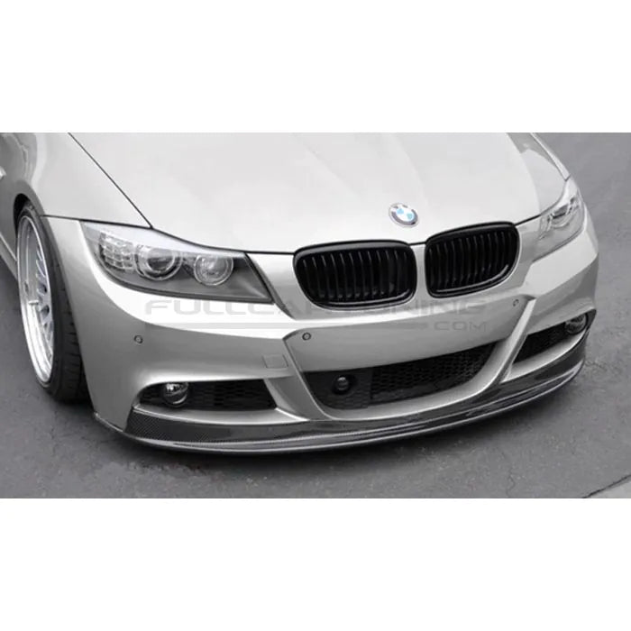 CarbonWorks Lip paraurti anteriore M Tech Style in carbonio per BMW Serie 3 E90/E91 2004-2012 - foto 1