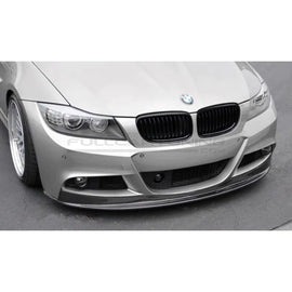 CarbonWorks Lip paraurti anteriore M Tech Style in carbonio per BMW Serie 3 E90/E91 2004-2012 - foto 1
