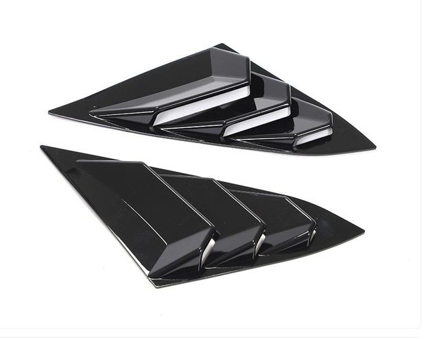 Spoiler Posteriore Nero Lucido SK-Import Honda Civic FC FK Plastica ABS - foto 2