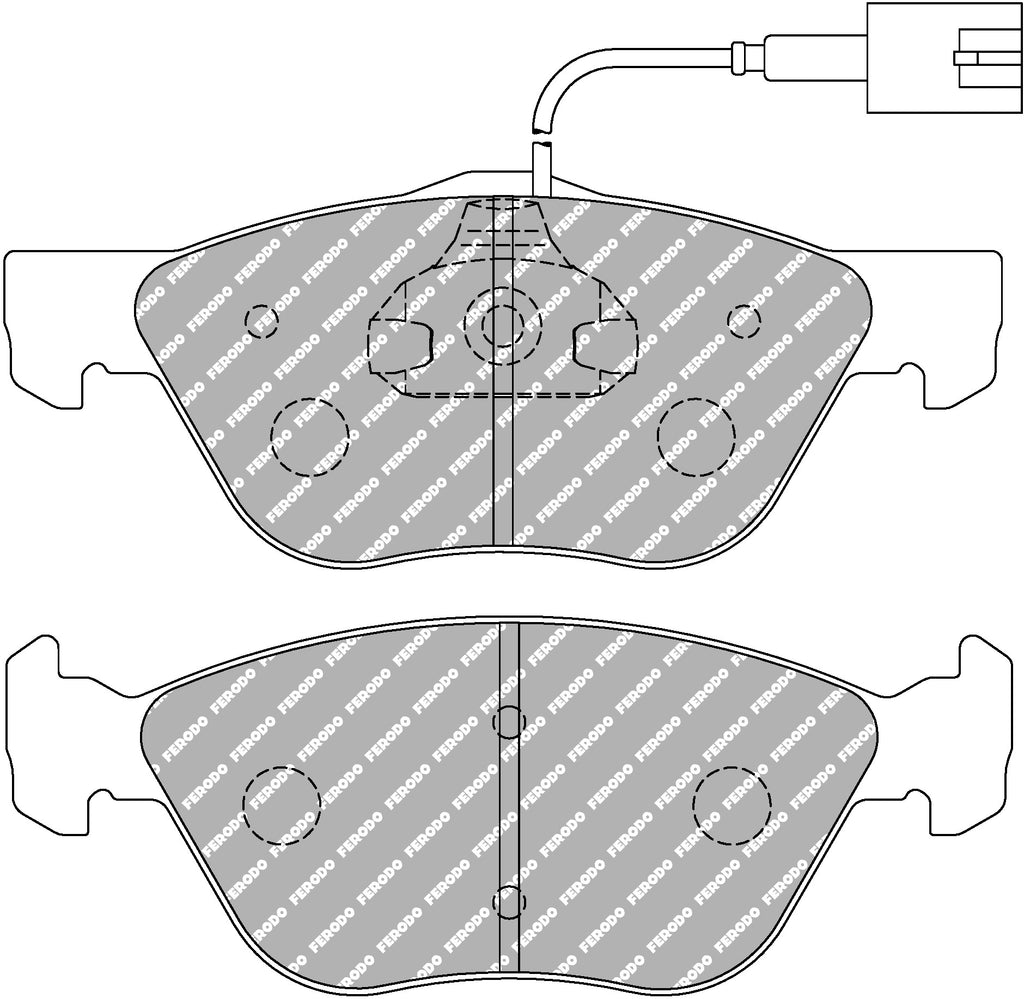 Pastiglie freni Ferodo DS Performance anteriori Alfa Romeo 156 932, GT 937