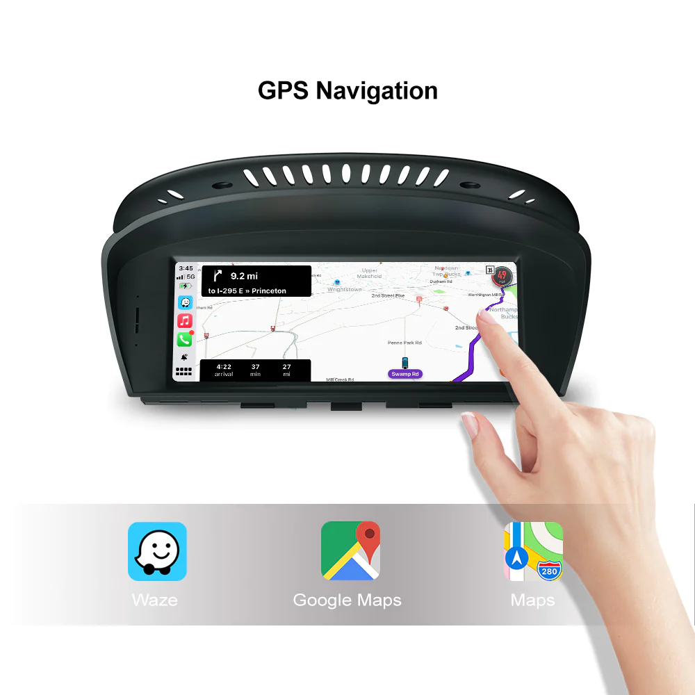 Wireless CarPlay Android Auto 8.8" Head Unit Multimedia BMW Serie 3 5 E60 E61 E63 E64 M3 Serie 5 E90 E91 E92 E93 M5 M6 CCC CIC Touch Screen