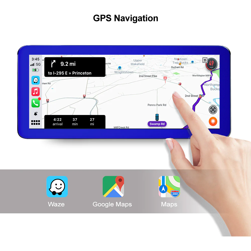 Wireless Carplay Android Auto Android 12 Monitor Navigatore Auto Mercedes C200 C180 W204 W205 S205 C253 WIFI Google Touch Screen Multimedia Stereo